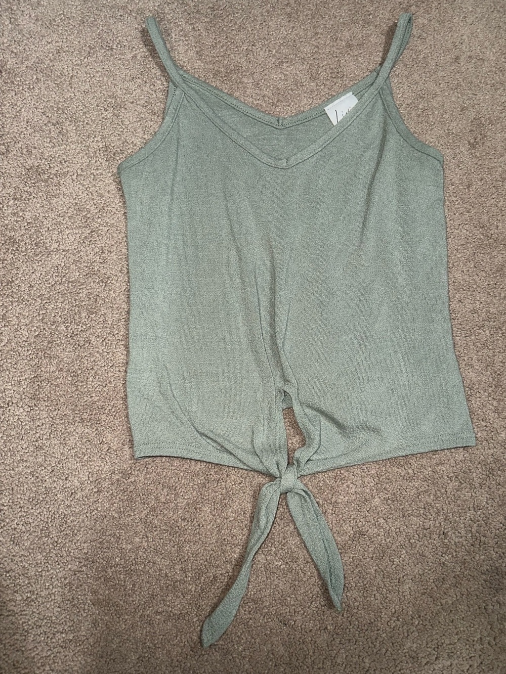 LIVI BY OLIVIA RAE SAGE TANK TOP SIZE SMALL